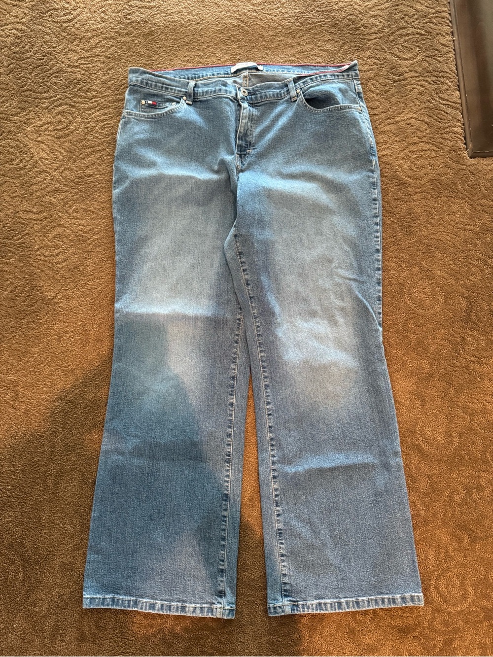 Tommy Hilfiger Light Blue Straight Leg Jeans